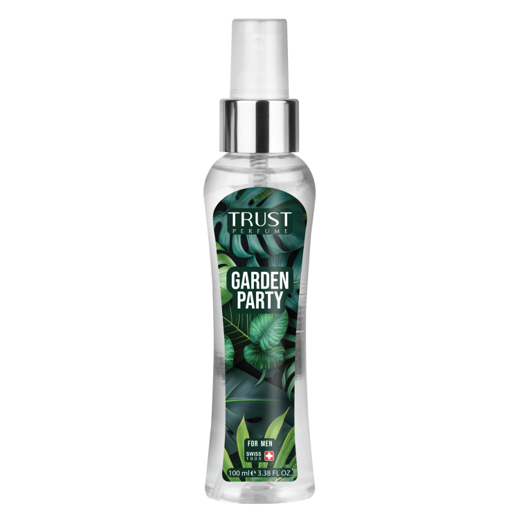 بادی میست مردانه تراست مدل Garden Party با حجم 100 میل👨🏻🇨🇭
