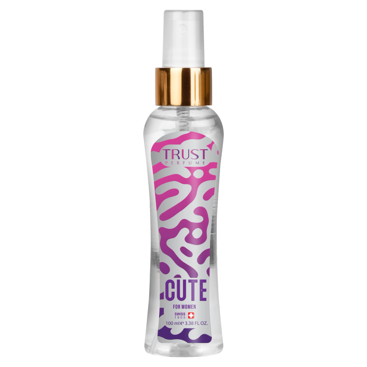 بادی میست زنانه تراست مدل Cute با حجم 100 میل👩🦰🇨🇭