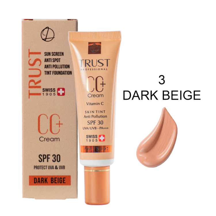 سی سی کرم پلاس تراست شماره 3 (بژ تیره) (2024) 😍🇨🇭