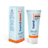 کرم تخصصی دست ضدآفتاب و آبرسان +SPF30 بیرنگ تراست 😍🇨🇭