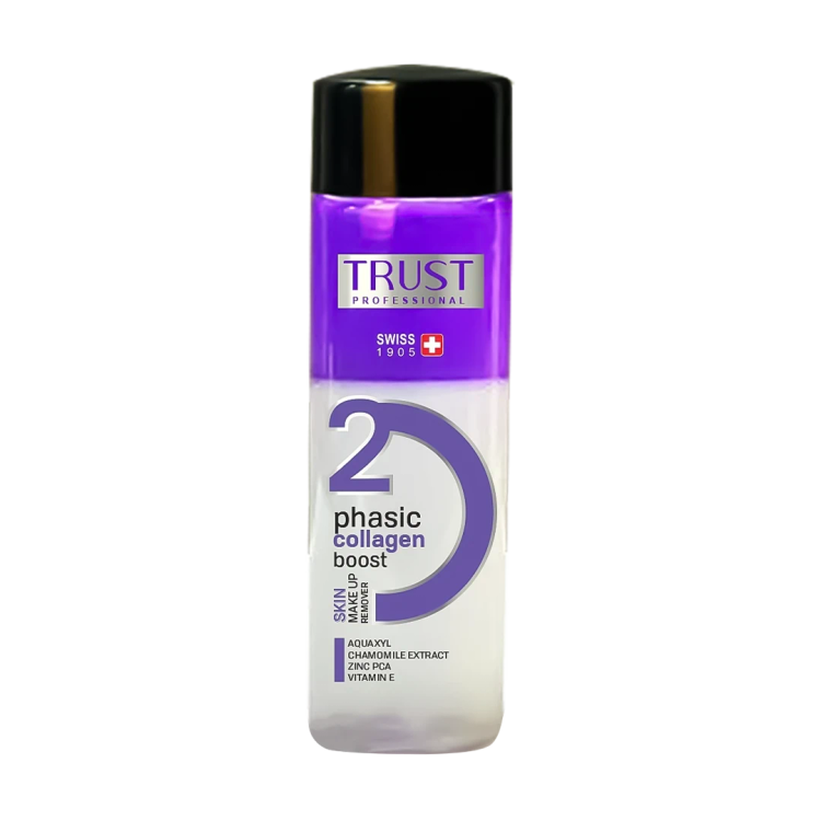 محلول پاککننده آرایش دوفازی تراست محصولات ارایشی بهداشتی و سلامت پوست و مو صد در صد گیاهی 🍃 تحت لیسانس لوزان سوئیس🇨🇭 تراست TRUST 🇨🇭 کلاس 1 CLASS 1 لایف گارد LIFE GUARD سرژه SERJE فروشگاه اینترنتی تراست نیاسا trust-niyasa.ir