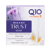 صابون شیر و Q10 تراست 😍🇨🇭محصولات ارایشی بهداشتی و سلامت پوست و مو صد در صد گیاهی 🍃 تحت لیسانس لوزان سوئیس🇨🇭 تراست TRUST 🇨🇭 کلاس 1 CLASS 1 لایف گارد LIFE GUARD سرژه SERJE فروشگاه اینترنتی تراست نیاسا trust-niyasa.ir