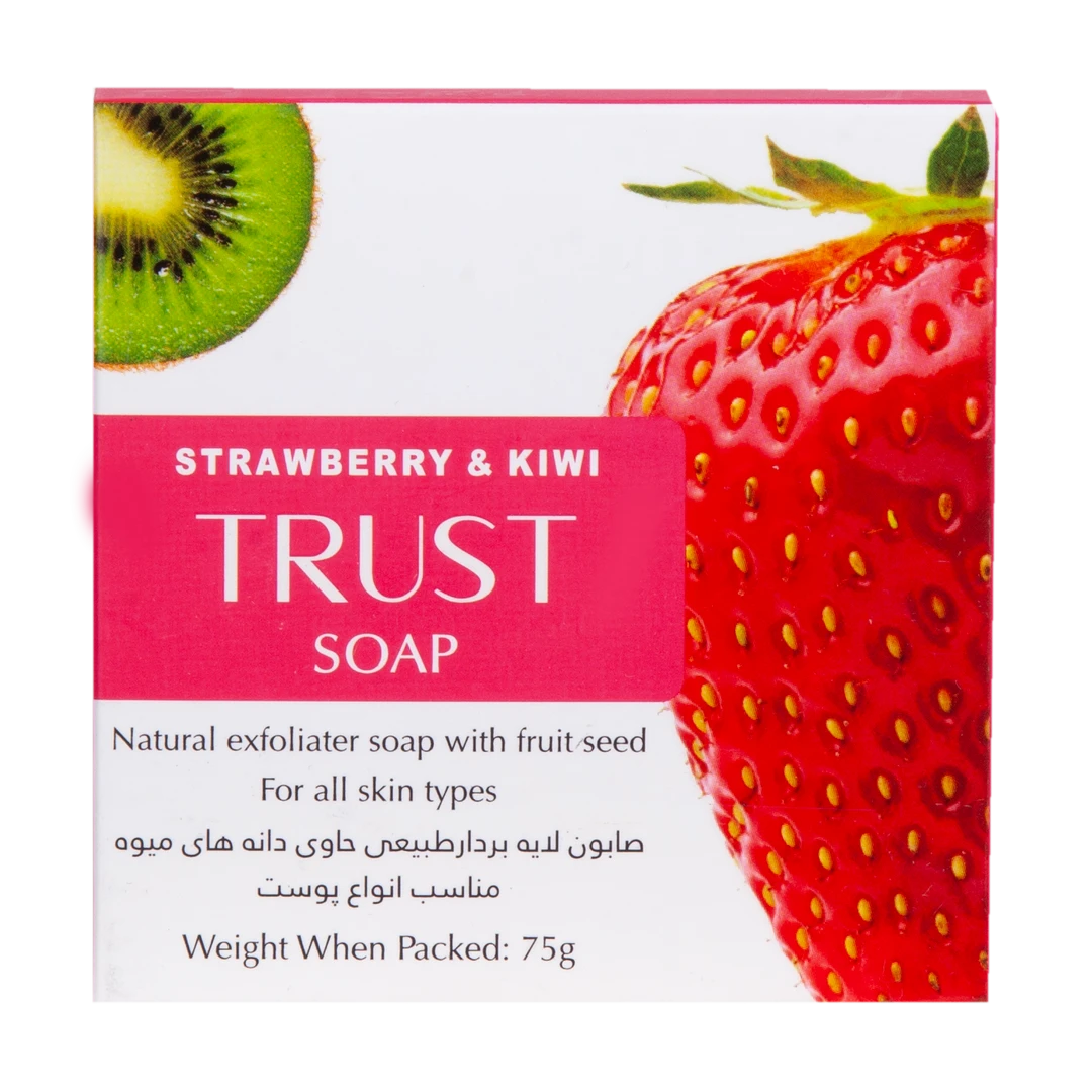 صابون توت فرنگی تراست😍🇨🇭محصولات ارایشی بهداشتی و سلامت پوست و مو  صد در صد گیاهی 🍃 تحت لیسانس لوزان سوئیس🇨🇭 تراست TRUST 🇨🇭 کلاس 1 CLASS 1 لایف گارد LIFE GUARD سرژه SERJE   فروشگاه اینترنتی تراست نیاسا  trust-niyasa.ir