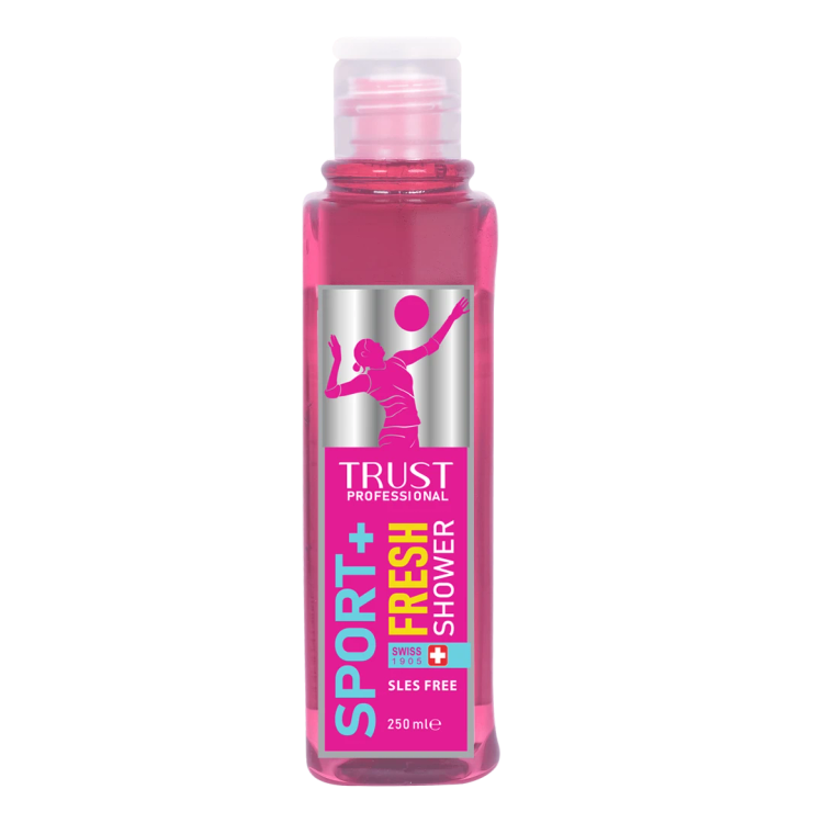 شامپو بدن اسپرت زنانه تراست ضدقارچ و ضدباکتری کنترل میزان تعریق بدن 250میل